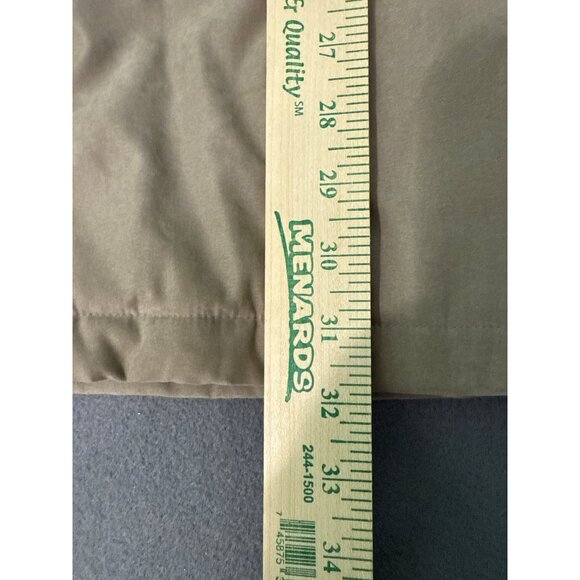 Fleet Street Womens Zip-Up Light Jacket W/ Elastic Cuffs & Pockets Size L Beige - Picture 10 of 11